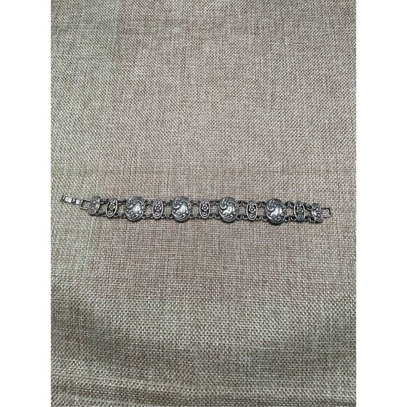 Brighton Bracelet 5889 Silver Floral Link - Picture 4 of 8